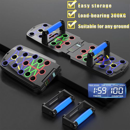 product_image_name-Flushrenic-Tableau à poussée, tableau à poussée 30 en 1, barre à poussée multifonctionnelle, adaptée à l'utilisation au sol, spécialement conçue pour renforcer les muscles du bras, du noyau et du dos-6