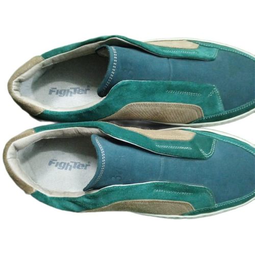Generic Sneakers type mocassins marque FIGHTER Chaussures homme style unique en cuir et en daim taille 42. Modele de chaussures rares Chaussures importees de France. Vert Prix pas cher Jumia CI