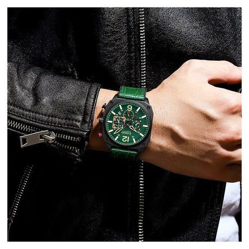 General original  Montre de Luxe en Cuir Vert - image 3