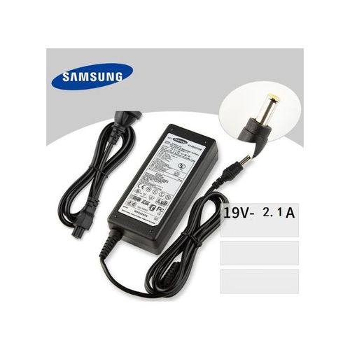 Samsung Chargeur Samsung 19V 2.1A / 60W + Câble De Chargeur Ordinateur  Portable 1.5m – Noir - Prix pas cher
