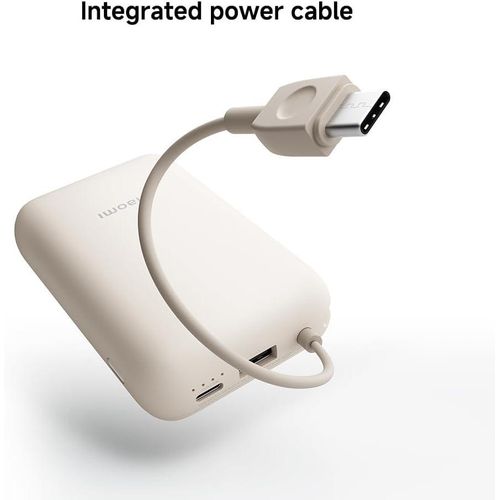 product_image_name-Generic-Power Bank Xiaomi  20000mAh Avec Câble Intégré, Batterie Externe Portable - Charge Rapide-2