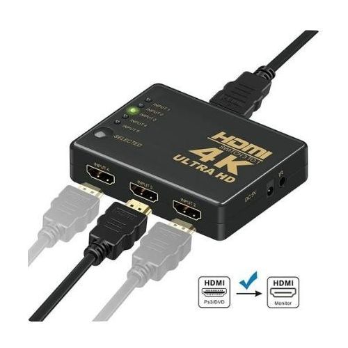 Generic 3 Port 4K 2K 1080P Switcher HDMI Switch Selector 3x1 Splitter Box Ultra HD For HDTV Xbox PS3 PS4 Multimedia HO.T Sale Prix pas cher Jumia CI