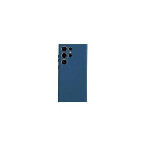 Generic Coque Silicone Compatible Pour Samsung Galaxy S21 ULTRA Avec antichoc - BLEU