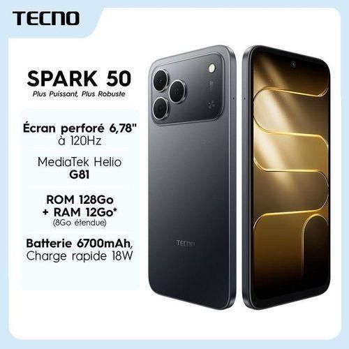Tecno Spark 50 - 6,78" - 128GO ROM - (4+8)GO RAM - 50MP - 2 SIM - 6700MAH - image 2