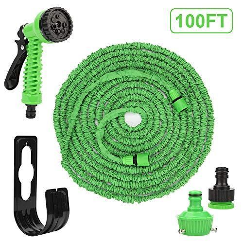 product_image_name-Generic-Tuyau Extensible Avec Pistolet De Pulvérisation 30m/100ft-Vert Ou Bleu-2