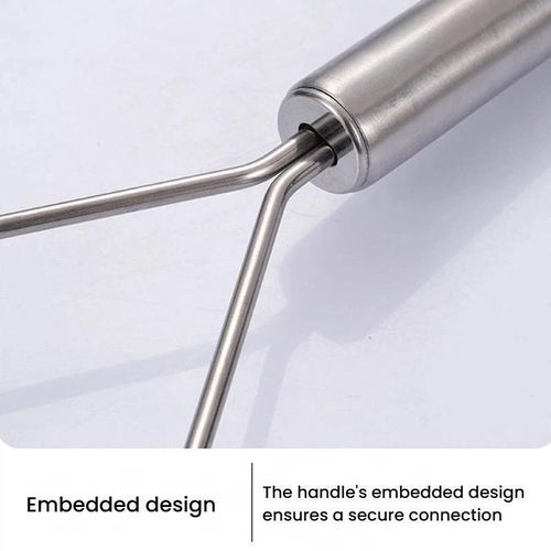 Generic Wavy Stainless Steel Potato Masher - image 7