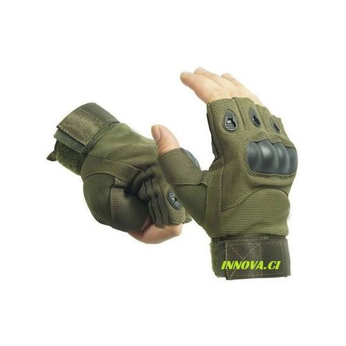 product_image_name-Generic-Gants Tactiques Pour Motard Et Muscu - Vert-2