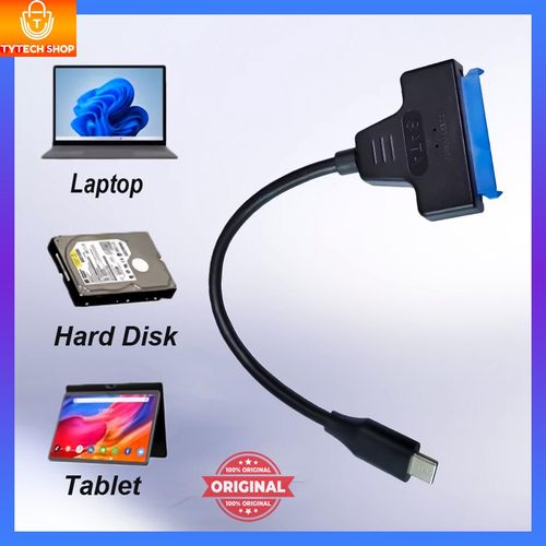 Generic Adaptateur Disque Dur SATA III Vers Type C Hdd/Ssd - compatible Pc, Mac et Smartphone - image 5
