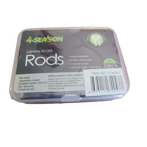 Generic Boite De 30 Cure-dents Et Fil Dentaire - Noir - image 2