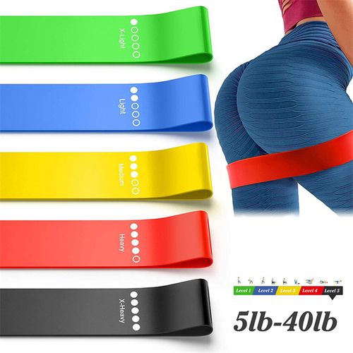 Ceinture Élastique De Yoga Pour Fitness 5 X 1 - Multicolore - Prix