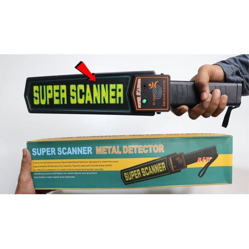 Super Scanner Détecteur Métaux - Noir/Jaune - Prix pas cher