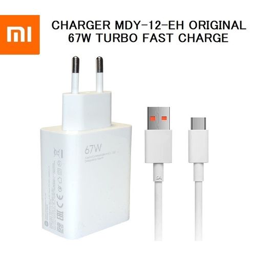 XIAOMI Chargeur Xiaomi ORIGINAL TURBO Rapide 67w (type-c) – Blanc - Prix  pas cher