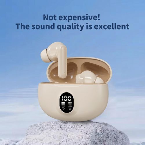 WinWolf Wireless Bluetooth 5.3 Gaming Earphones LED Power Display Touch Control Earbuds-895B Skin - image 3