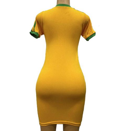 Fashion Chic Robe Jaune Prix pas cher Jumia CI