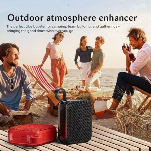 Generic Haut-parleur Bluetooth portable mini, insertion de carte, clé USB, subwoofer extérieur - image 4