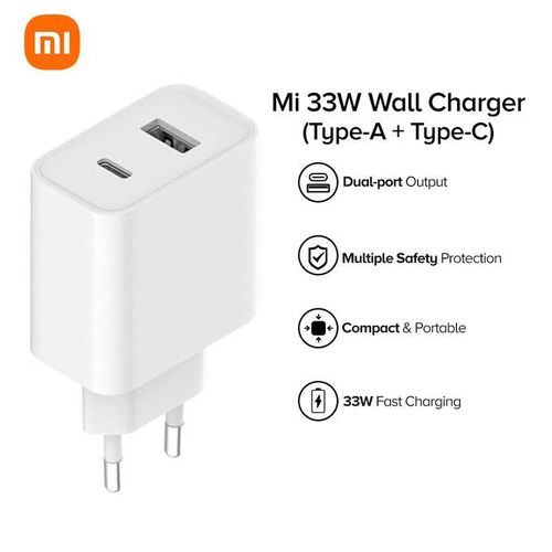 Xiaomi – chargeur rapide 33W