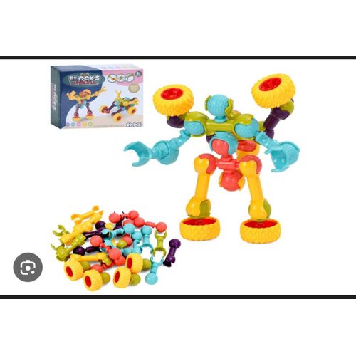 product_image_name-Generic-KIT DE CONSTRUCTION CRÉATIF ARTICULÉ DE 83 PIÈCES -2