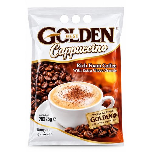 Generic Cappuccino – Café Cappuccino Instantané avec Mousse Riche & Granulés de Chocolat