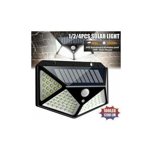 Generic Solar Light Projecteur Solaire LED Mod3 - Noir