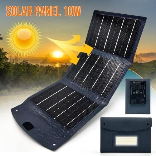 Generic Panneau Solaire Pliable 10W – 10W – Batterie Intégré - image 4