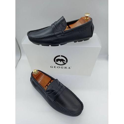 Geogra Pro mocasin homme en Cuir
