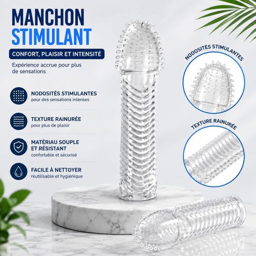 Generic Manchons / Préservatifs texturés réutilisables