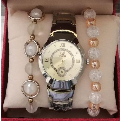 Orlando Montre Femme De Luxe Quartz Analogique Avec Deux