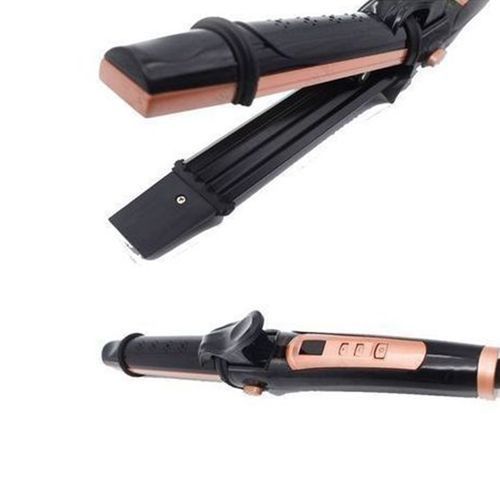 product_image_name-Shinon-Lisseur Cheveux 4 En 1 - SH-8776 - Affichage Numérique - Noir-2