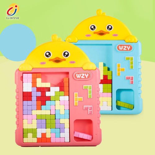 product_image_name-Generic-Puzzle éducatif en blocs colorés – Jeu d’intelligence pour enfants, outils éducatifs créatifs russes-3