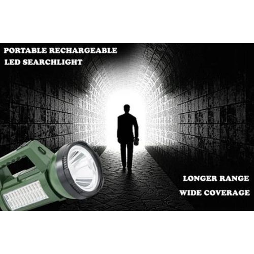 product_image_name-Generic-Lampe Torche Rechargeable LED Multifonction avec Projecteur Latéral-3