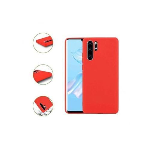 product_image_name-Huawei-Coque En Silicone Compatible Huawei P30 Pro Avec Antichoc - Rouge-1