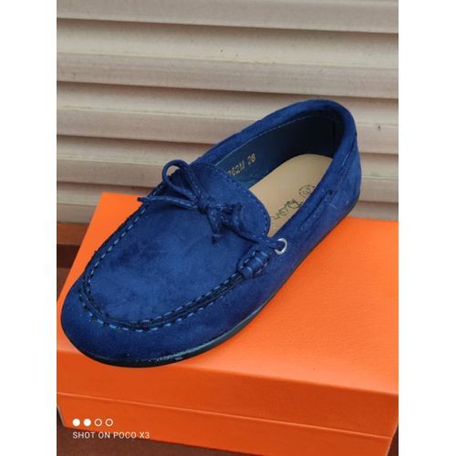 Mocassin enfant bleu 2025 marine