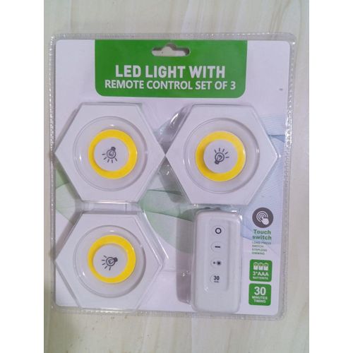 Generic Kit de lumières LED sans fil avec télécommande - image 3