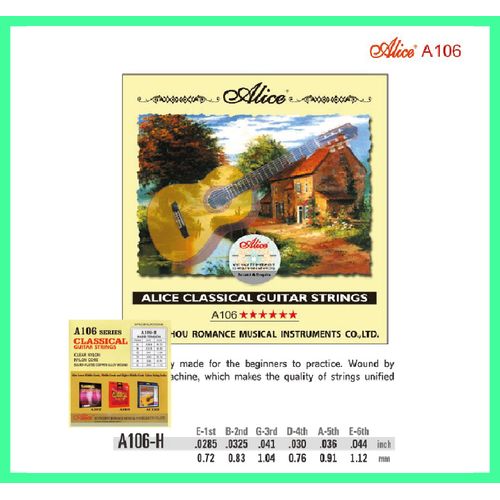 ALICE Nouveau Jeu De Corde En Nylon Pour Guitare Classique - Prix pas cher