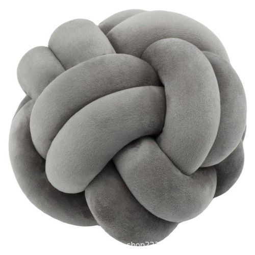 product_image_name-Mika-Coussin Décoratif en Forme de Nœud gris-1