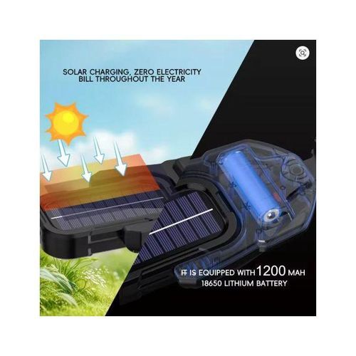 product_image_name-Generic-Applique murale multi-angle réglable à énergie solaire, activée par le mouvement, 3 Modes d'éclairage, double chargement USB solaire pour Patio extérieur et jardin-8