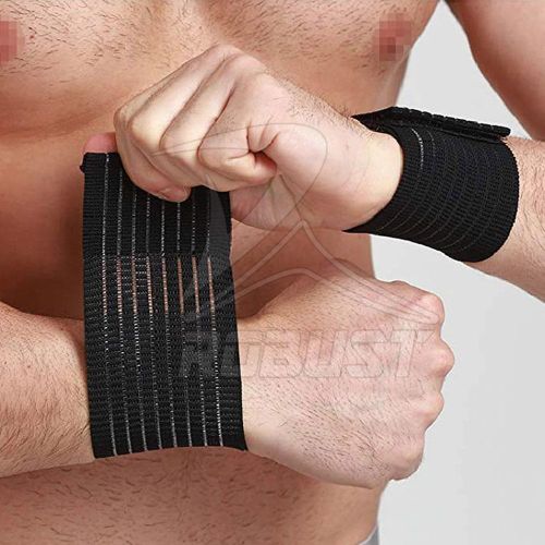 product_image_name-Generic-Bandes de poignet unisexes personnalisées en néoprène de haute qualité, antidérapantes et rembourrées pour la musculation-2