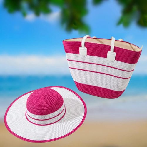 Generic  Ensemble Sac + Chapeau de Plage Chic – Style Élégant et Pratique - image 3