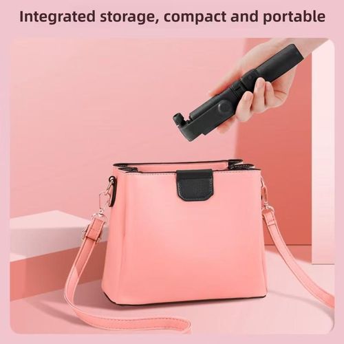 product_image_name-SUNDASELF-Perche à selfie multifonctions sans fil Bluetooth extensible R1S PLUS longueur 100 CM Trépied + Lumière intégrée + Télécommande obturateur-4