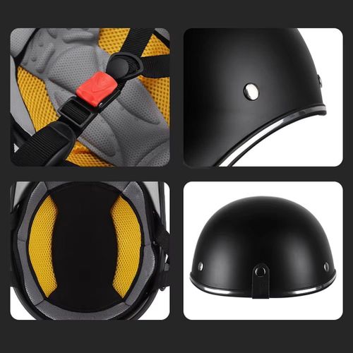 Generic Casque de moto, casque solaire de moto - Noir - image 4