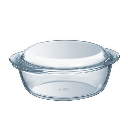 Pyrex Plat À Four Avec Couvercle – Verre – 2,1 Litres – Transparent - Prix  pas cher