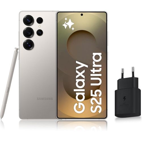 product_image_name-Samsung-Galaxy S25 Ultra, Smartphone Android 5G avec Galaxy AI, 256 Go, Chargeur secteur rapide 25W inclus, Smartphone déverrouillé, Gris Titane-1
