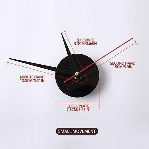 product_image_name-Generic-Horloge Murale Autocollante DIY Grand Design Moderne Décalcomanie 3D-8