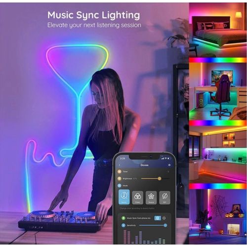 product_image_name-Generic-Ruban LED Intelligent 5 Mètres - Bluetooth & App - Sync Musique-4