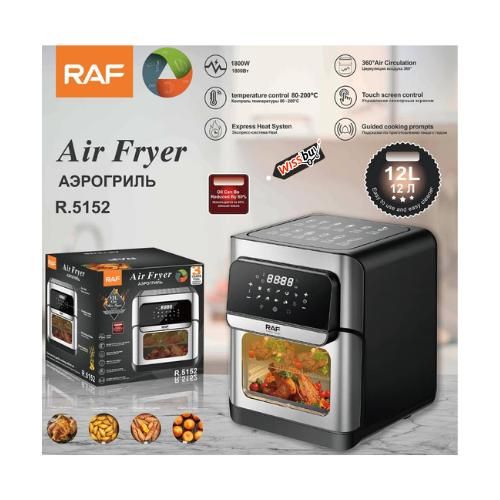 product_image_name-RAF-Friteuse à Air XXL 12 Litres - R.5152 - 1800W - Écran Tactile Numérique-1