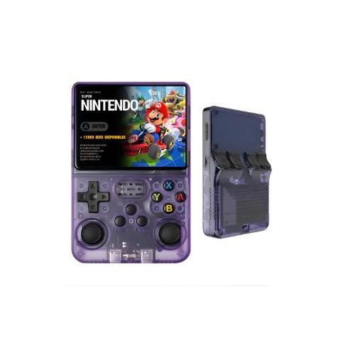 product_image_name-Ola-La Pixel Arcade  La console portable avec 15 000 Jeux Violet Transparent-1