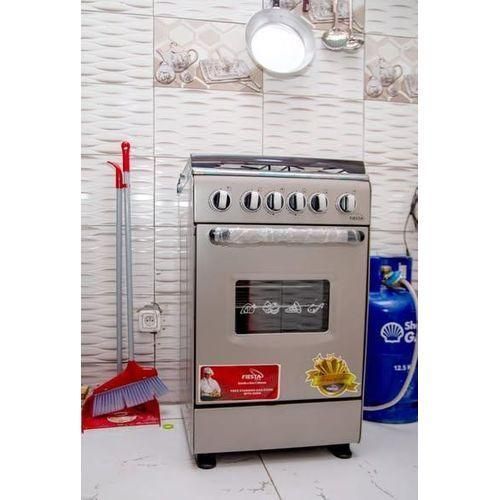 Fiesta Cuisinière à gaz 4 Feux Avec Four inox - image 2