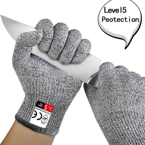 Gants de Travail résistants aux coupures Niveau 5 Gants de sécurité pour Homme  Gants Anti-coupures