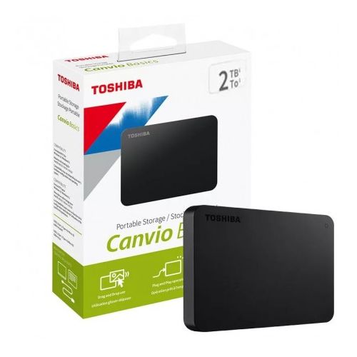 Toshiba Disque Dur Externe 2To - USB 3.0 - Noir - Prix pas cher