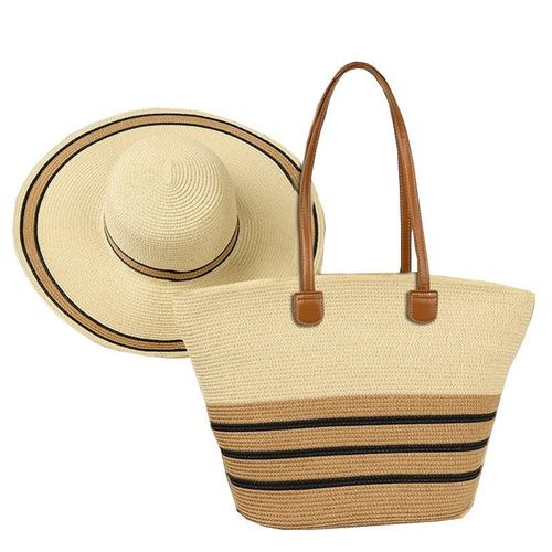 product_image_name-Generic-Ensemble Sac + Chapeau Rayé Élégant – Style Été Chic et Pratique-1